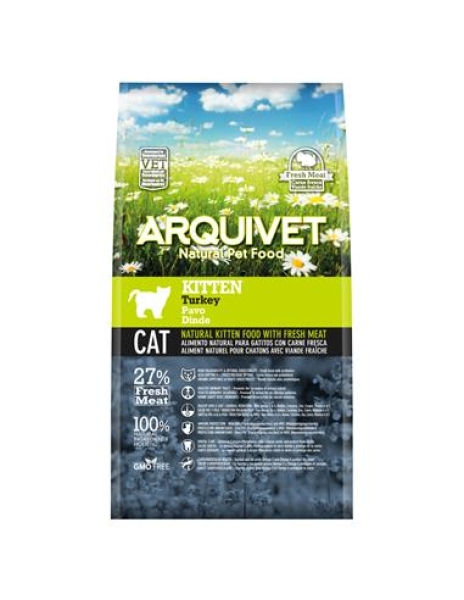 Arquivet - Kitten - Pienso para gatitos - Pavo - 1,5 kg 