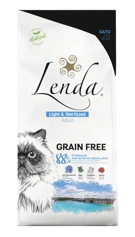 Lenda Gato Light & Sterilized 2Kg 